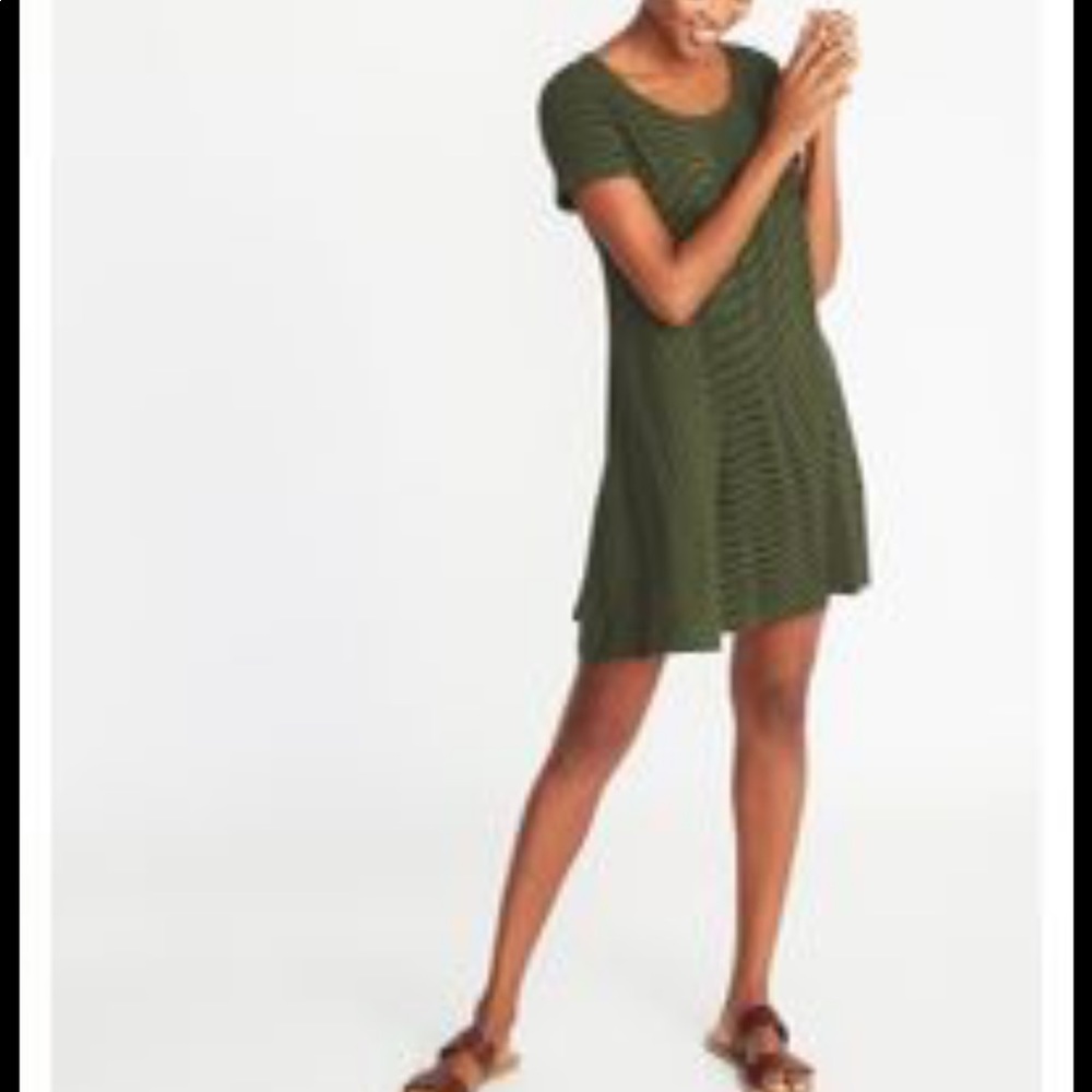 Striped Swing Dress- worn once!